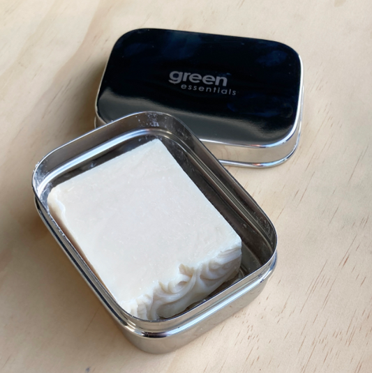 Green Essentials Steel Soap Container