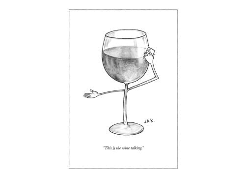The New Yorker The Wine Talking Card