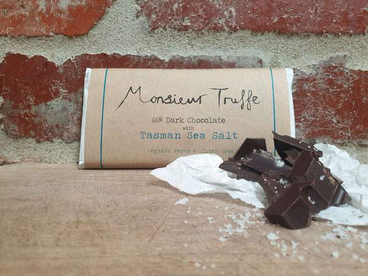 Monsieur Truffe 66% Dark Chocolate Tasman Sea Salt