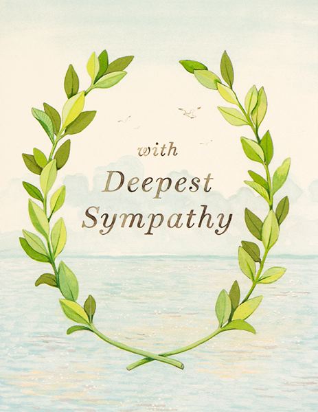 With Deepest Sympathy Greeting Card – The Green Store