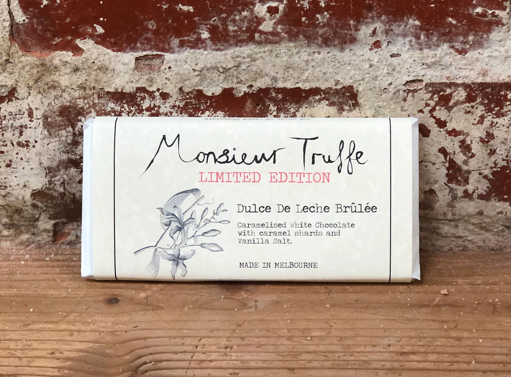 Monsieur Truffe Limited Edition Dulce De Leche Brulee White Chocolate