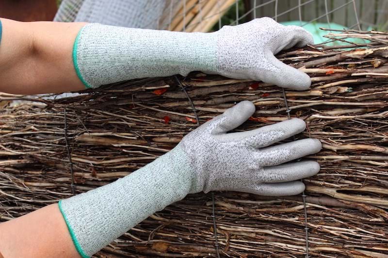 Glass Fibre Long Gardening Gloves