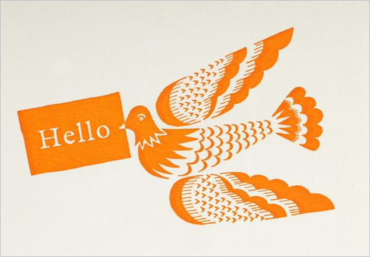 Hello Bird Mini Greeting Card