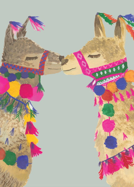 Love Llamas Greeting Card