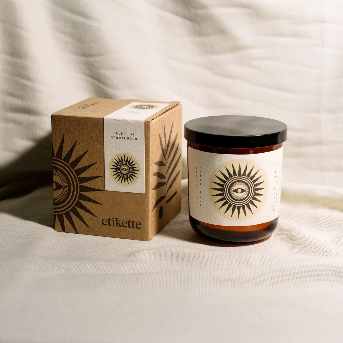 Etikette Real Fun Wow Candle - The Middle Of The Sun - Sandalwood