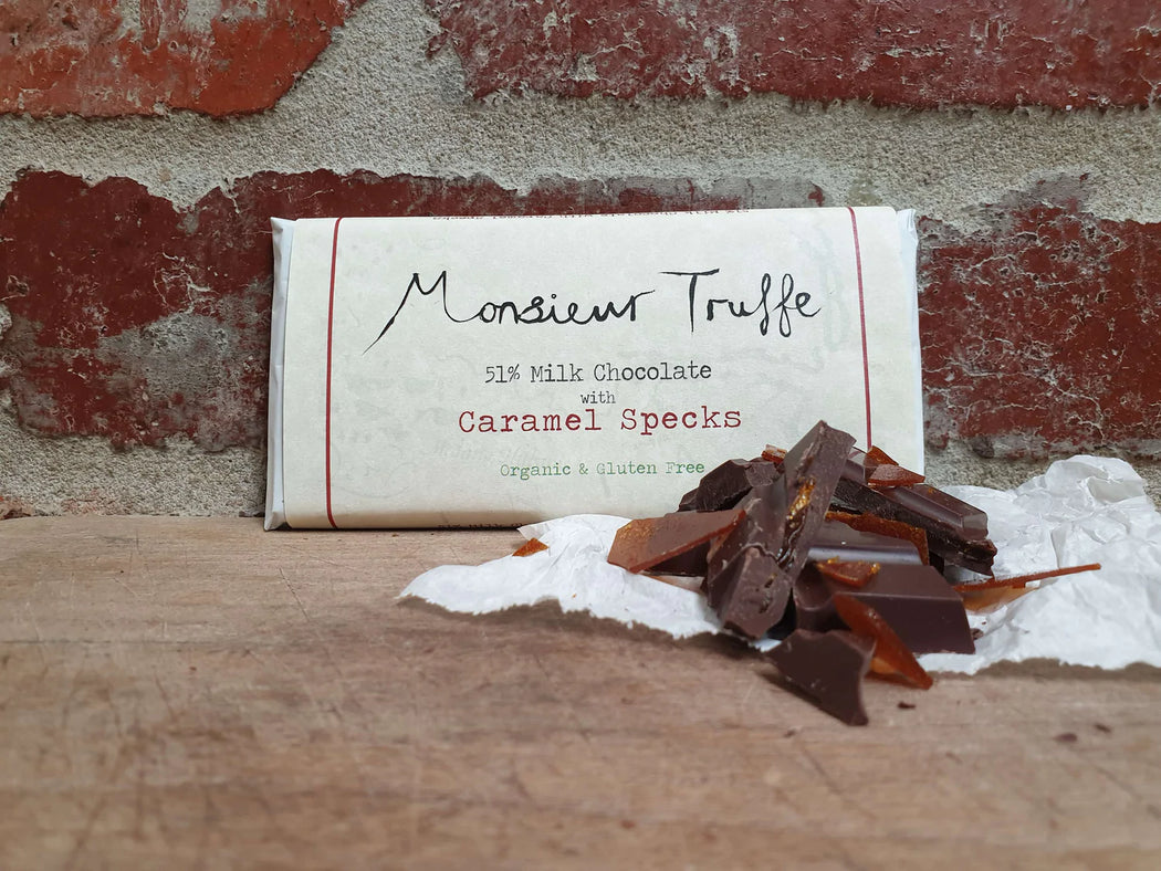 Monsieur Truffe 51% Milk with Caramel Specks