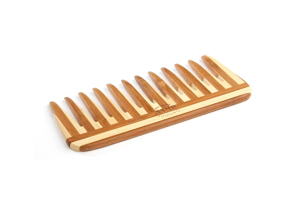 Bass Brush Wide Tooth Bamboo Comb