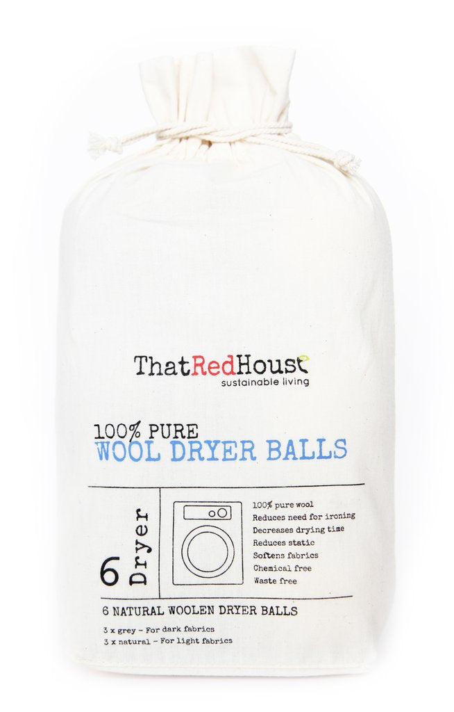 That Red House Wool Dryer Balls Pack 6
